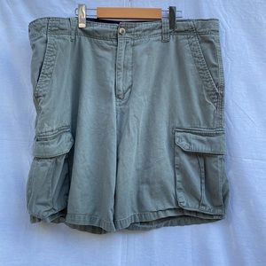 Basic Red Cargo Shorts